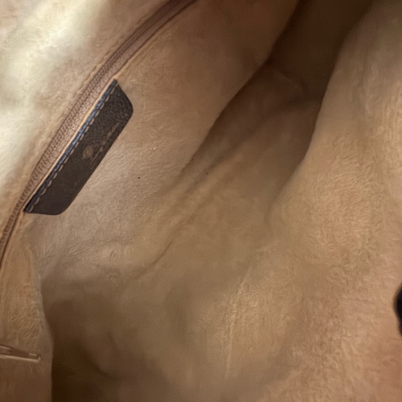 Gucci Brown Canvas and Leather Shoulder Bag with Red & Green Web - Picture 8 of 16